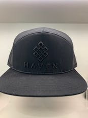 Haven - Main Collection - Black on Black Panel Hat