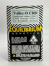 SALE Equilibrium Valley-O CBD Regular Seeds 12pk ND
