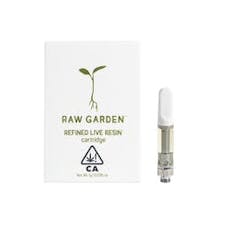 Raw Garden - Live Resin - Gelato Slushy - Vape Cart - 0.5G