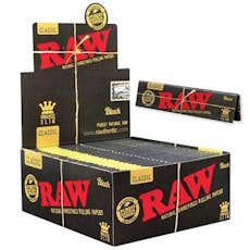 RAW Black | King Size Rolling Papers