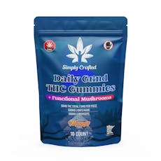 Simply Crafted | Daily Grind Gummies | 50mg THC