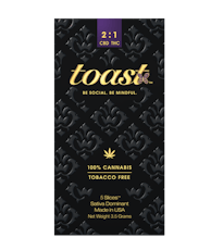 Sour Diesel x Animal Cookies 1:1 CBD:THC Pre-Roll 5pk | Toast | 3.5g