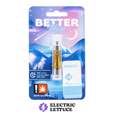 Better Effects REMEDY 1:2 Distillate Cartridge 1g