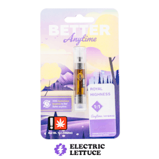 Better Effects ROYAL HIGHNESS 1:1 Distillate Cartridge 1g
