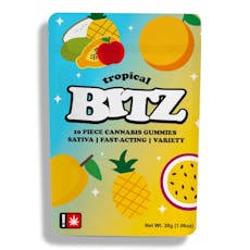 Bitz Tropical Gummies, 10 pack