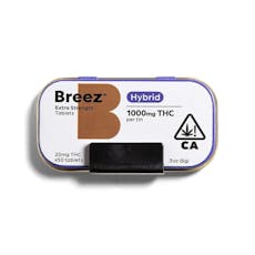 HYBRID - EXTRA-STRENGTH TABLET TINS 1000MG - BREEZ