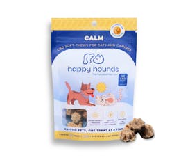 Calm 5mg Peanut Butter Chews 30 Pack | Happy Hounds | Pet Care