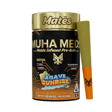 Muha Meds - Agave Sunrise Kief Coated Mates Infused Preroll 5pk 3g