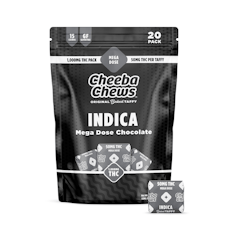 Cheeba Chews - MEGA DOSE 1000MG - CHOCOLATE INDICA