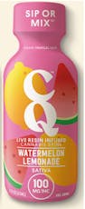 CQ Watermelon Lemonade Lime Live Resin Infused Shot 100mg