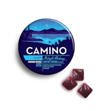 Midnight Blueberry 5mg THC:CBN Gummies 20 Pack | Camino