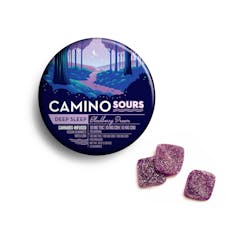 Blackberry Dream 10mg THC:CBN Sour Gummies 10 Pack | Camino