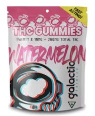 Galactic Watermelon Fast Acting Gummies 100mg 20pk