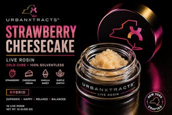 UrbanXtract | 1g Live Rosin Jar | Strawberry Cheesecake |