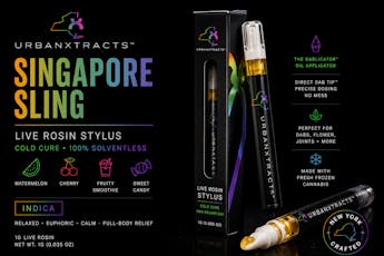 UrbanXtract | 1g Live Rosin Stylus Dablicator | Singapore Sling |