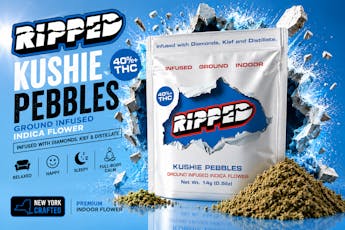 Ripped | 14g Infused Preground Flower | Kushie Pebbles