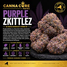 Canna Cure | 0.7g Mylar Dime Bag | Purple Zkittlez