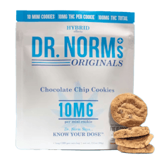 Dr. Norms | Chocolate Chip | Cookies | 10pk | 100mg