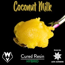 Coconut Milk, Cured Resin Badder