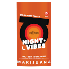 DOSD - STRAWBERRY PAPAYA 100MG 1:1 NANO BITES THC/CBN