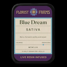 FLORIST FARMS | Blue Dream | Live Resin Infused | .5G 5pk
