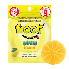 Froot | Lemon | Sour Gummy | 100mg | Sativa