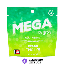 Gron Sour Apple Mega Pearl 100mg