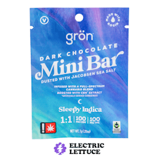Gron 1:1 CBN Dark Chocolate Mini Bar 100mg