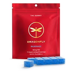 Blue Razz 10mg gummies 10 Pack | Dragonfly