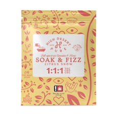 Citrus Soak & Fizz, 1:1:1 THC:CBD:CBG, 4oz
