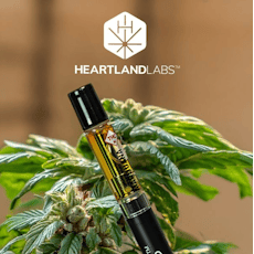 HEARTLAND LABS - BLUEBERRY HAZE 1 GRAM VAPE CART
