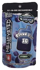 Hellavated Cloud Bar Blueberry Dream 1g