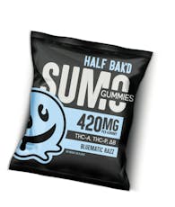 Half bak’d Bluematic Razz Gummies 420mg