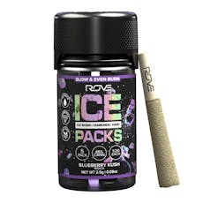 ROVE | Blueberry Kush | 3G 5PK Infused Prerolls