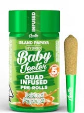 Jeeter Baby .5g Island Papaya Infused Preroll 5pk