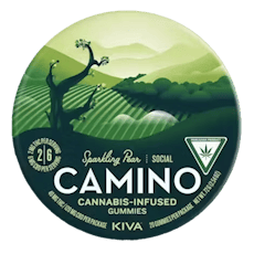 Kiva Confections | 3:1 "Social" Sparkling Pear | Camino Gummies | 120mg CBD/40mg THC