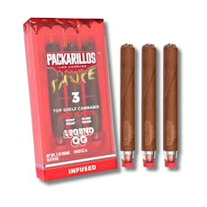 Legend OG - PACKARILLOS 3pk - Live Resin Infused Blunts