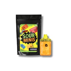 Lemon | Sour Minis | All-in-one Vape | 1g