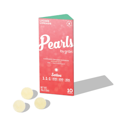 Gron | Pearls | Lychee Limeade 10pk | 1:1:1 THC:THCV:CBC Gummies
