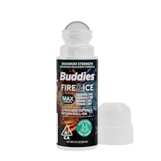 2300mg THC:CBD:CBG:CBN MAX Fire and Ice Roll On Balm (3oz) - Buddies