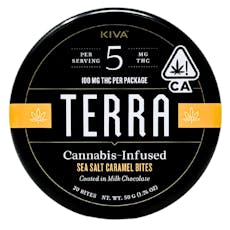 Terra Bites - Milk Chocolate Sea Salt Caramel - 20pk - 100mg