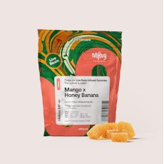 Mango x Honey Banana 10mg Live Resin Gummies 10 Pack | MFNY