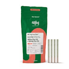 MFNY | 4pk | White Fire OG x White Fire OG Resin | Infused Preroll | 3g