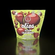 Sour Cranberry 10mg Live Rosin Gummies 10 Pack | Olio