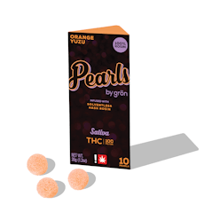 Orange Yuzu "Pearls" Gummies | 10pc 100mg (THC) (Hash Rosin)