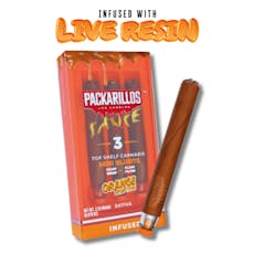 Orange Eruption - PACKARILLOS 3pk - Live Resin Infused Blunts