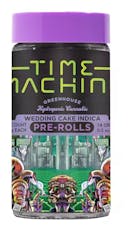 TIME MACHINE: Wedding Cake .5g Pre-Rolls 28-Pack/14g (I)
