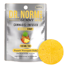 Dr. Norms | Poppin Pineapple Chili | Max Gummy | 100mg x1