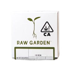 SHERBERT HAZE LIVE RESIN 1G - RAW GARDEN