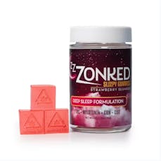 Strawberry Slumber | Gummies | 300mg 1:1:1 | THC:CBD:CBN